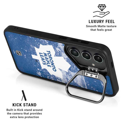 NHL Toronto Maple Leafs Frozen Galaxy S25 Kickstand Case